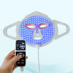 ZJZK Red Light Therapy Face Mask, Colorful Silicone Phototherapy for Facial Care