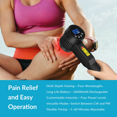 ZJZK 3W-12W Professional Class IV Laser Therapy Device for Pain Relief & Recovery