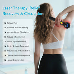 ZJZK 3W-12W Professional Class IV Laser Therapy Device for Pain Relief & Recovery