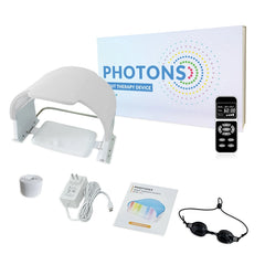 ZJZK 7 Colors LED Face Mask Light Therapy for Beauty Facial Treatment and Skin Tightening