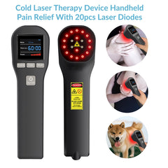 ZJZK LLLT Cold Laser Therapy 880mW 650nm 880nm Red Light for Humans Pets Pain Relief