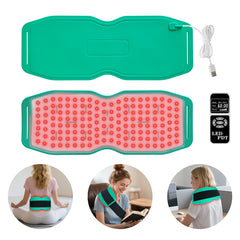 ZJZK Red Light Therapy Belt for Body Pain Relief, Silicone Red Light Panel with 660nm 850nm 940nm for Joint, Muscle, Waist, and Back, Deep Therapy Pad for Home Use, Perfect Gift for Parents, Family, Friends, and Partners